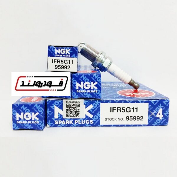 شمع سوزنی ایریدیوم لیزری پایه کوتاه NGK IFR5G11 95992