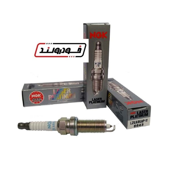 شمع سوزنی پلاتینیوم لیزری پایه بلند NGK LZKAR6AP-11 6643